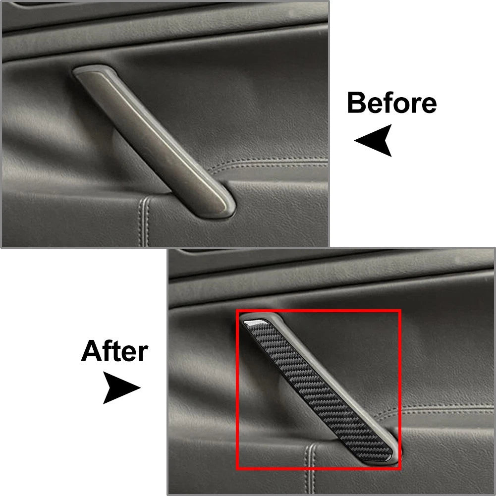 3Pcs Door Handle Cover Trim for Volkswagen Passat B5 (2001–2005)