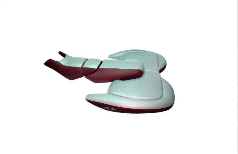 Seat Cover for Sea-Doo LRV (Carbon Fiber Silver/Vinyl Burgundy)