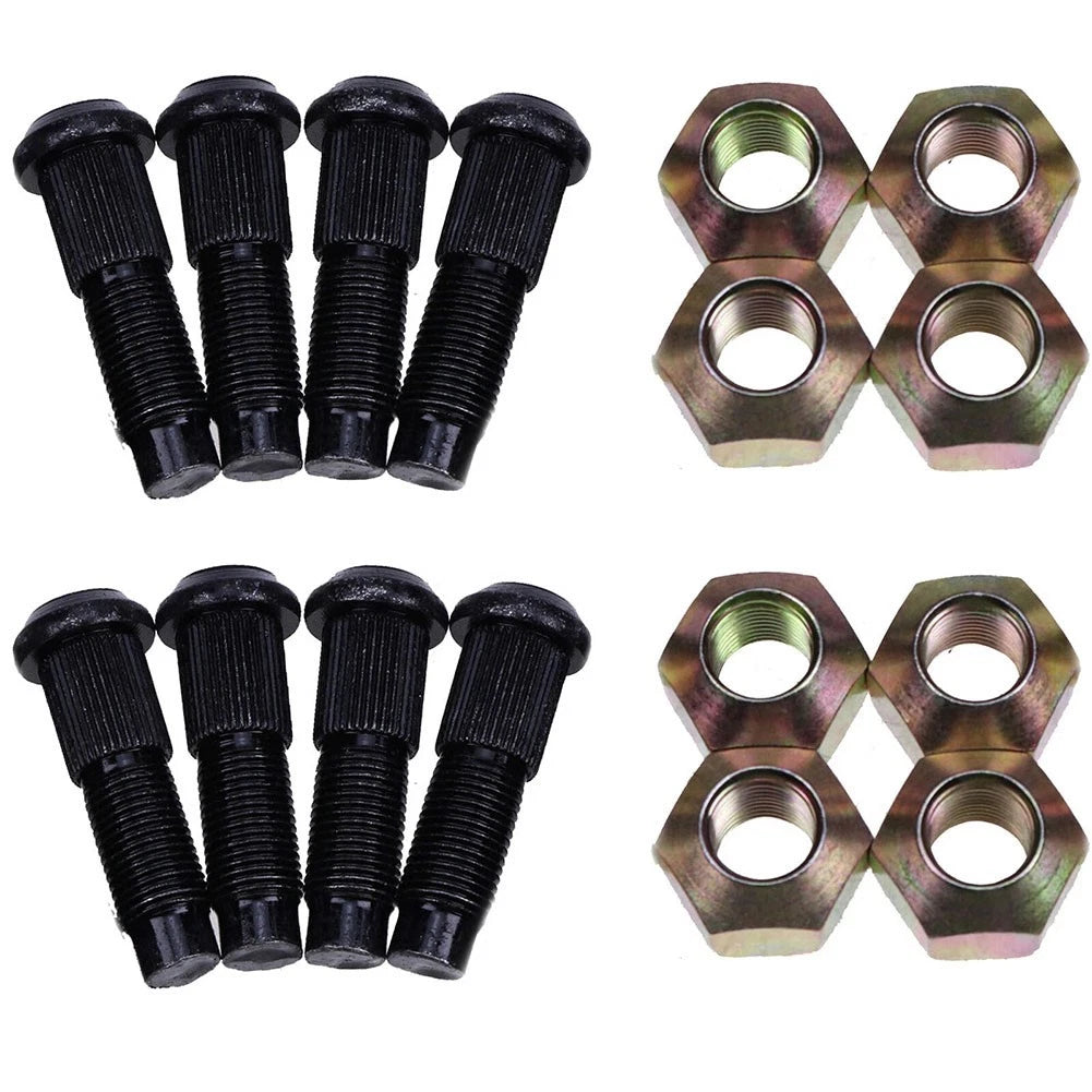 Set of 4 Wheel Nuts and Studs for Bobcat Loaders (6564669, 6709170)