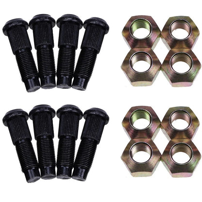 Set of 4 Wheel Nuts and Studs for Bobcat Loaders (6564669, 6709170)