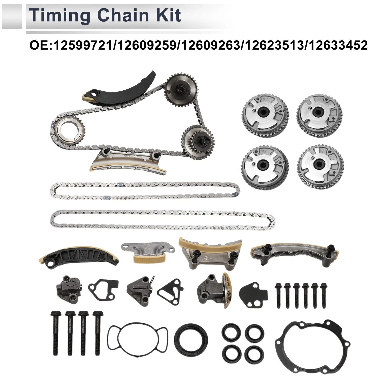 Timing Chain Kit Replacement for Chevrolet Camaro Traverse for GMC (2012–2018)