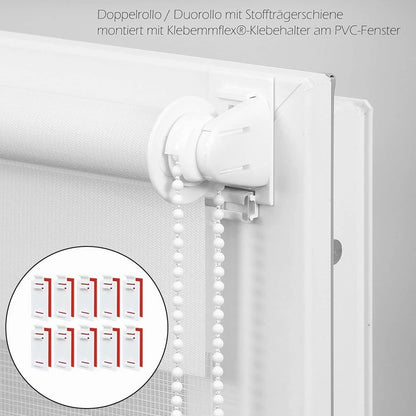 10X Sticky Brackets for Klemmfix and Twin Roller Blinds Easy Install