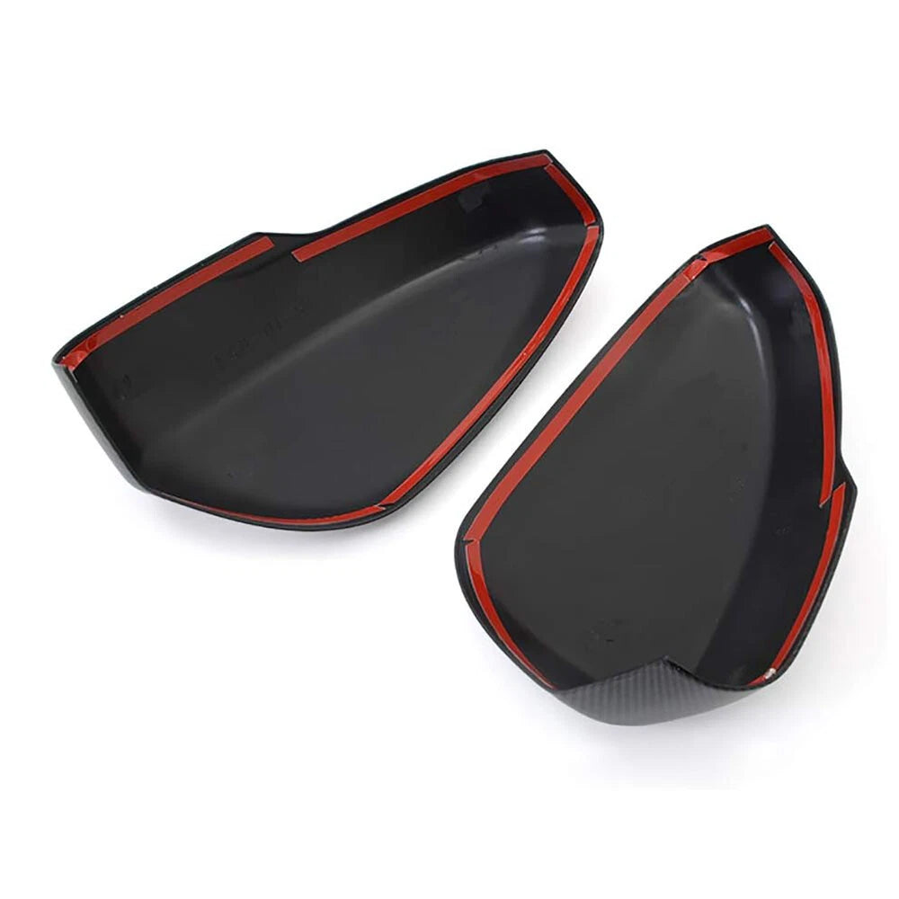 Carbon Fiber Style Wing Mirror Cover Trim For Mitsubishi Eclipse Cross 2018-2023