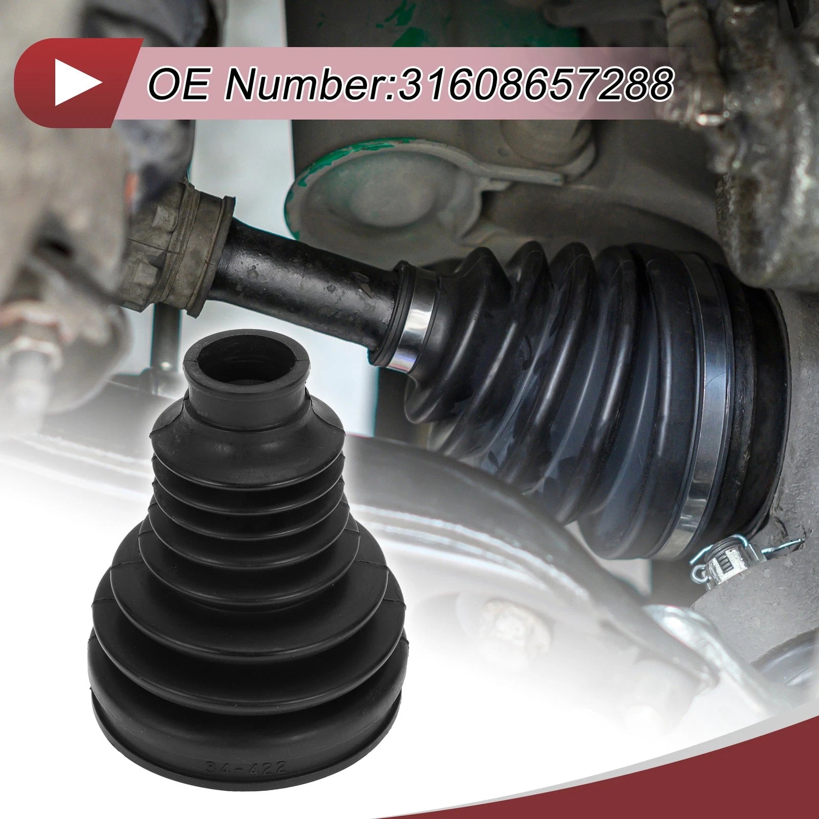 Inner CV Joint Boot Kit with Clamps for BMW i7 (2023–2024)