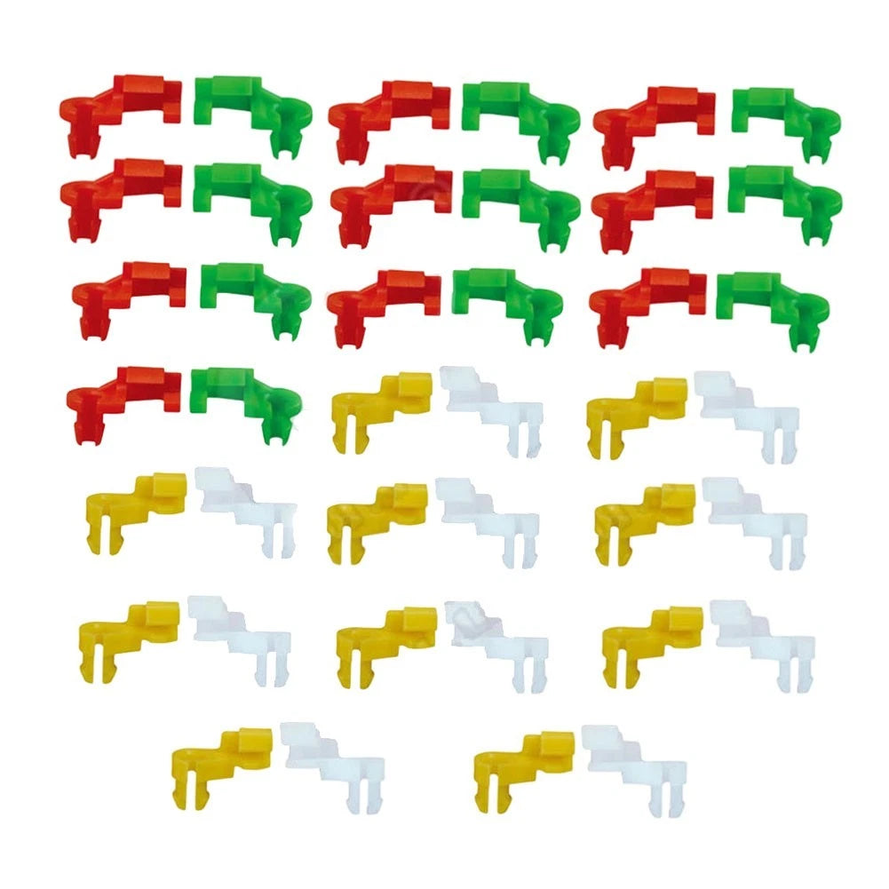 80PC Door Lock Rod Clips for Universal Fit (No Tools Required)