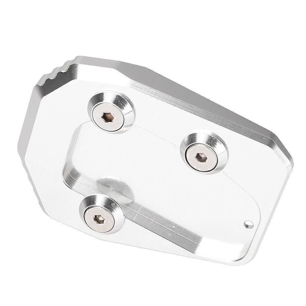 Kickstand Side Stand Extension Pad for Yamaha MT09 (2013–2016) Silver