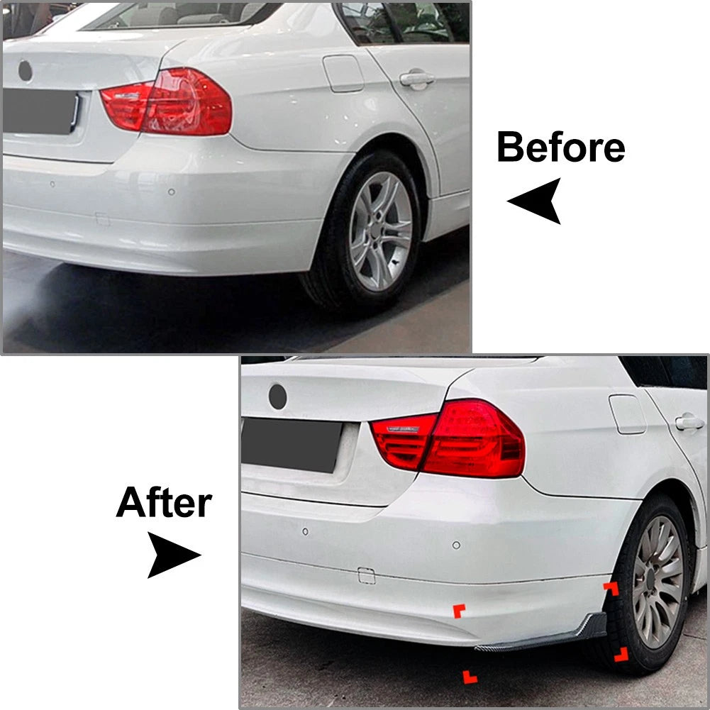 Rear Bumper Side Corner Spoiler Protector for BMW 3 Series E90 (2005–2012)