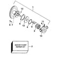 Water Pump Repair Kit 3854287 for Volvo OMC 3.0-8.2L