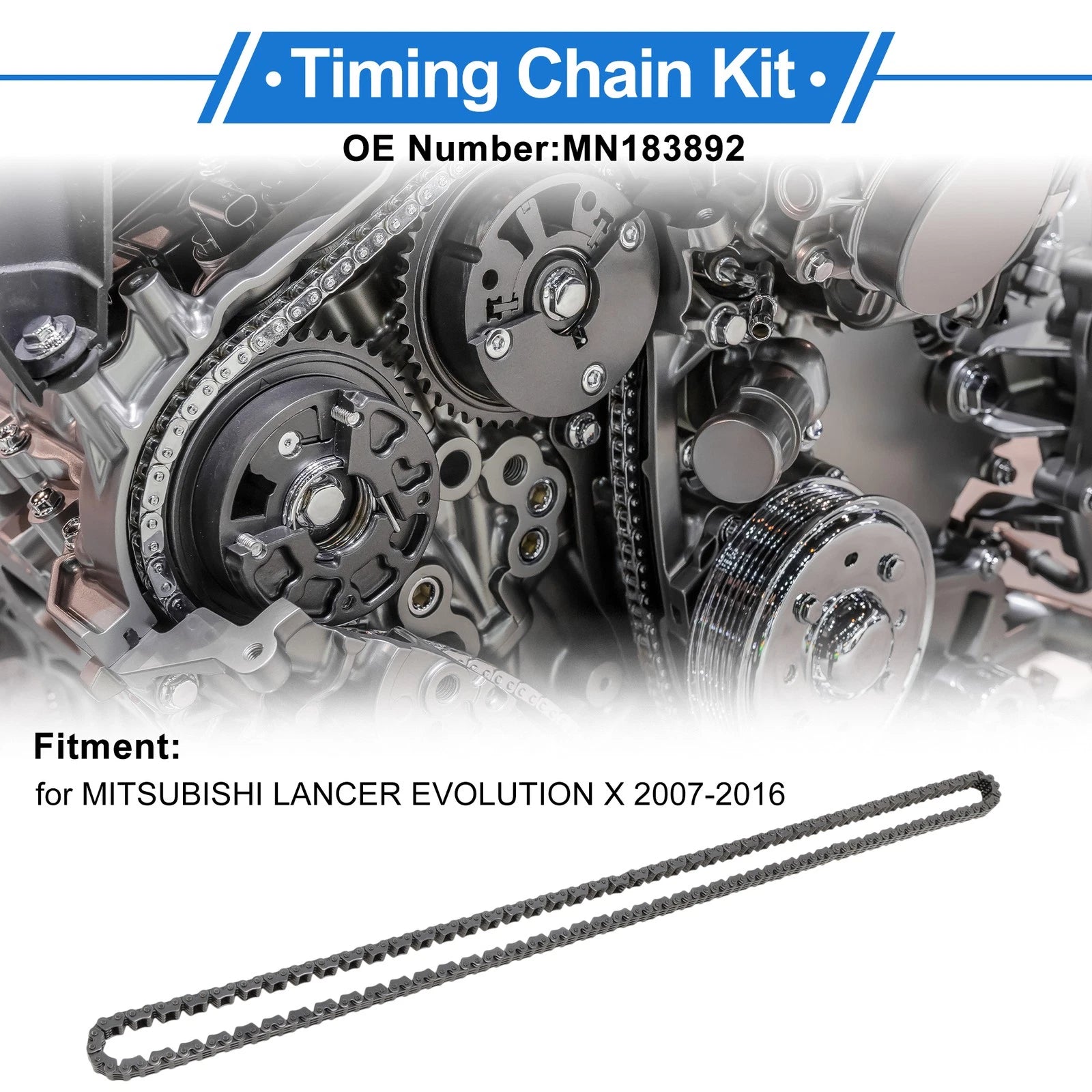 Timing Chain Kit for Mitsubishi Lancer Evolution X (2007–2016)