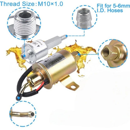 Pump with Filter for RV Generator Fuel System (12V)