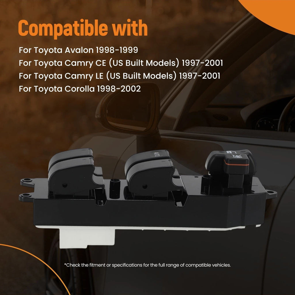 Driver Side Master Window Switch for Toyota Camry Avalon (1997–2002) 84820-AA011