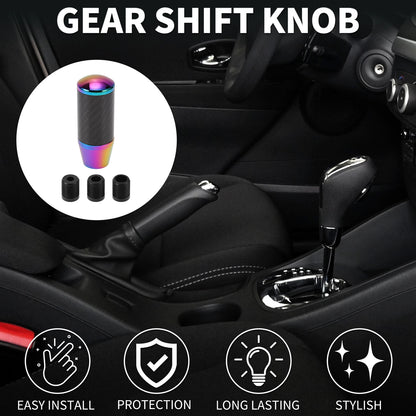 Shift Knob Set of 1 for Universal Vehicles (9cm, Aluminum Alloy, Multicolor)