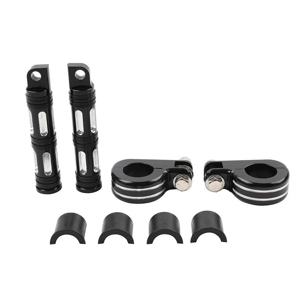 2pcs Engine Guard Bar Foot Pegs for Harley