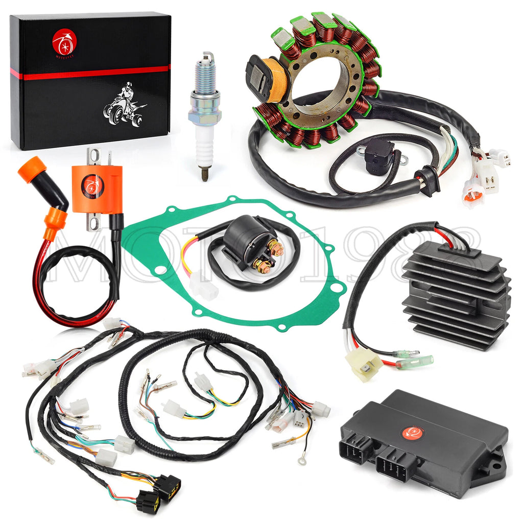 Magneto Stator Ignition Coil Wire Harness CDI Kit for Yamaha Warrior 350 (1997–2004)