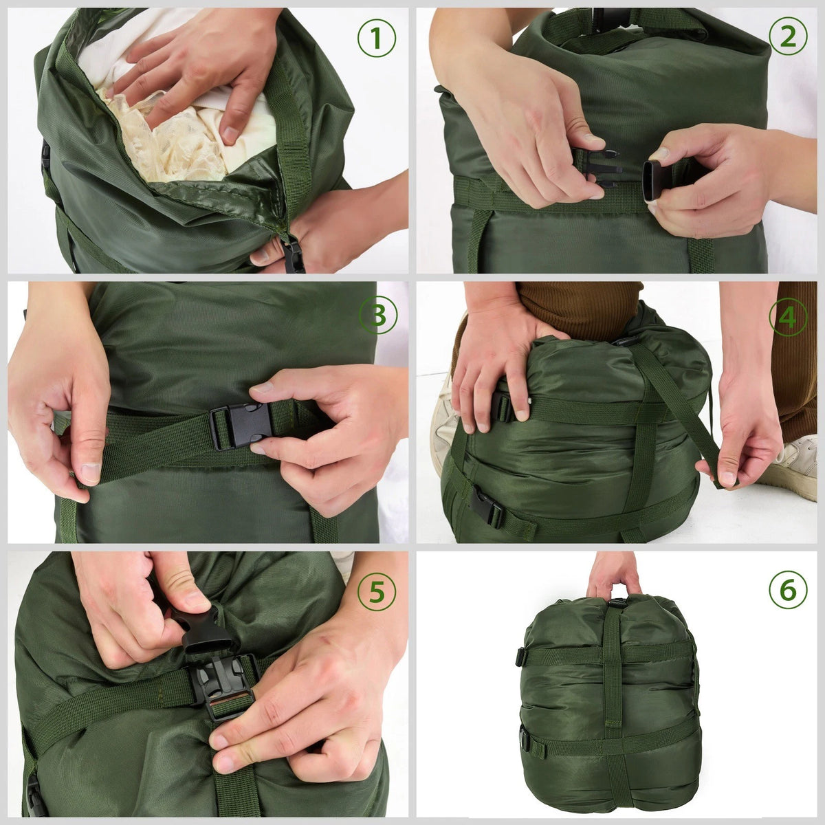 Compression Sack for Hiking (Compact Design, Lightweight)