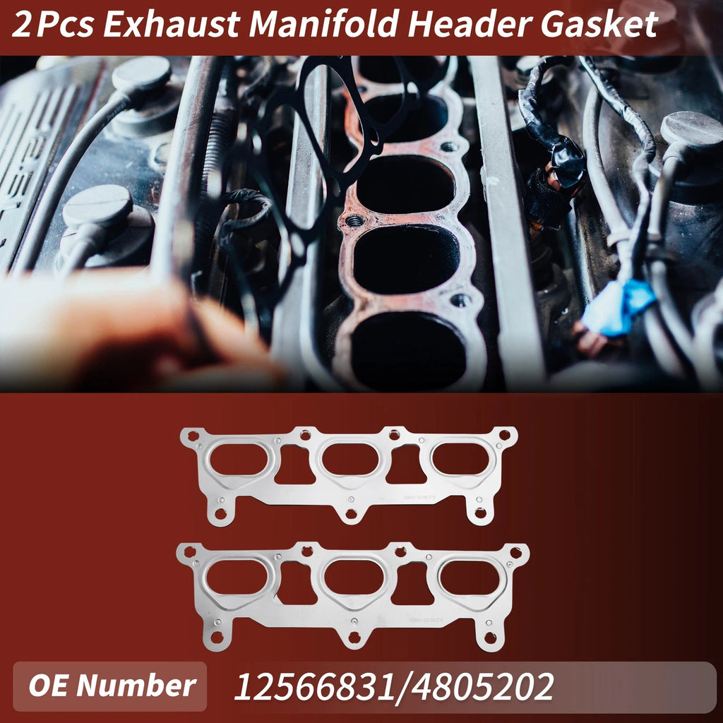 Exhaust Manifold Header Gasket 2 Pcs for Chevrolet Captiva (2006–2022)