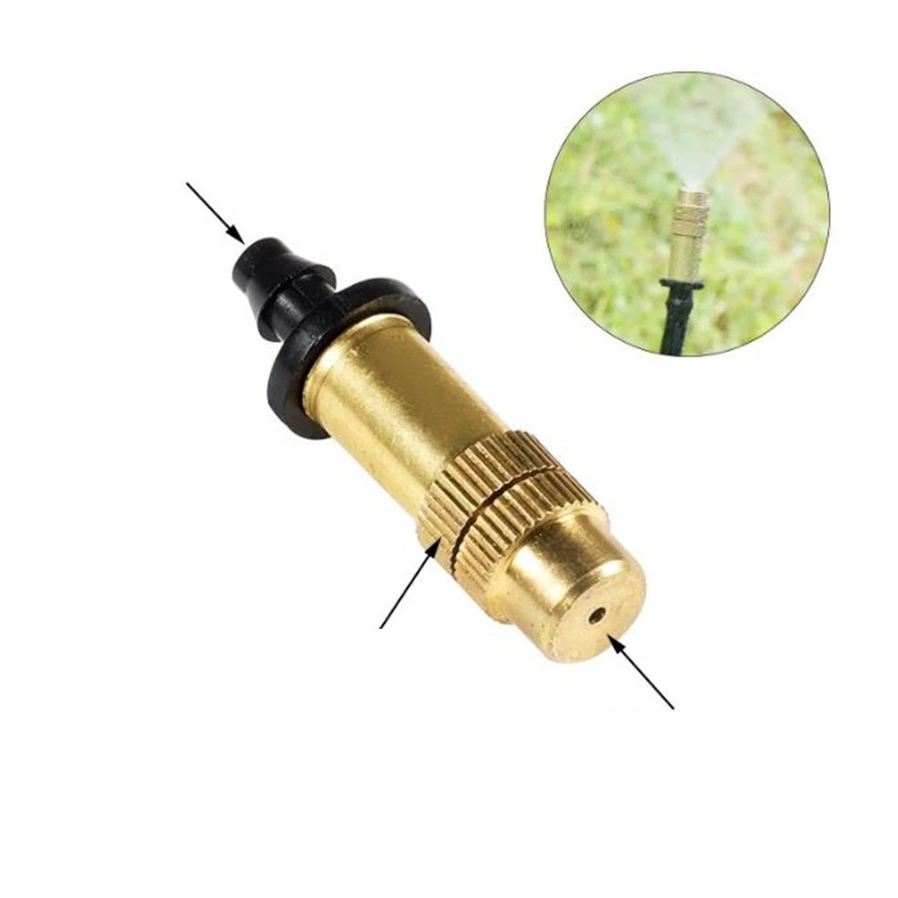 Set of 15 Copper Irrigation Spray Heads for Moisture Distribution