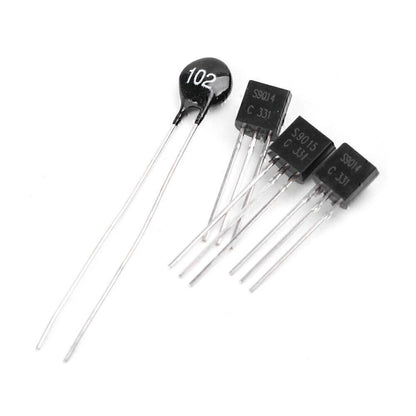 1pc Electronic Temperature Control Components DIY Kit Sound Light Alarm Suite