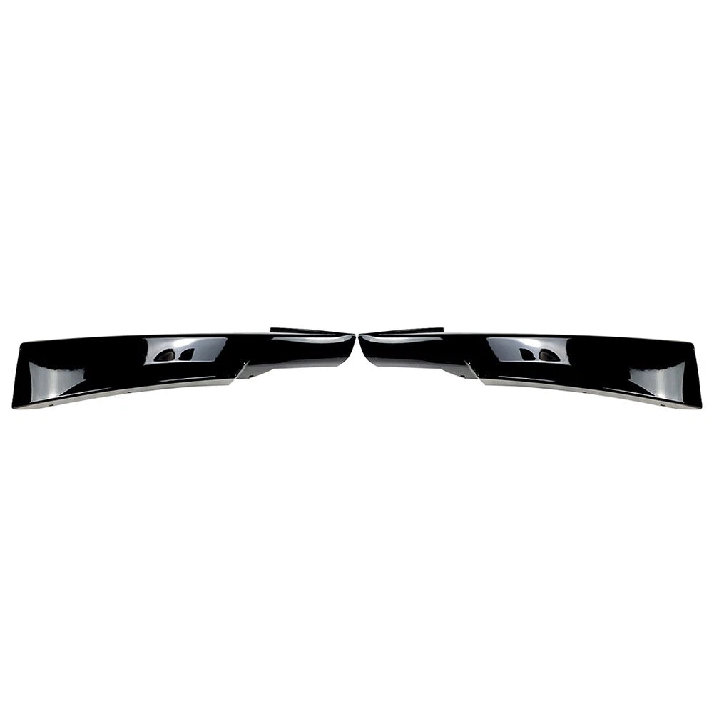 Front Bumper Lip Corner Splitters for BMW E90 E91 LCI M-Tech (2009–2013) Gloss Black