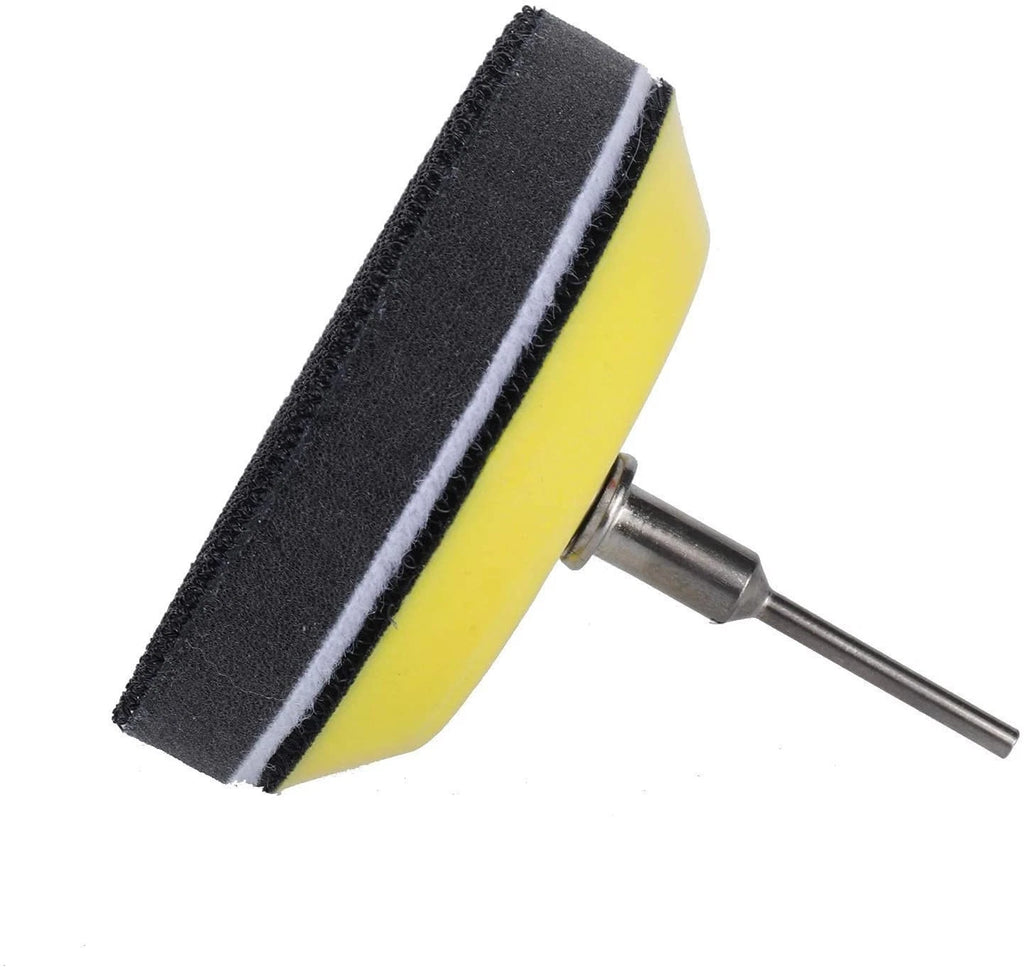 180Pcs 3 Inch Sanding Disc Sandpaper Set with Backing Pad & Buffering Pad