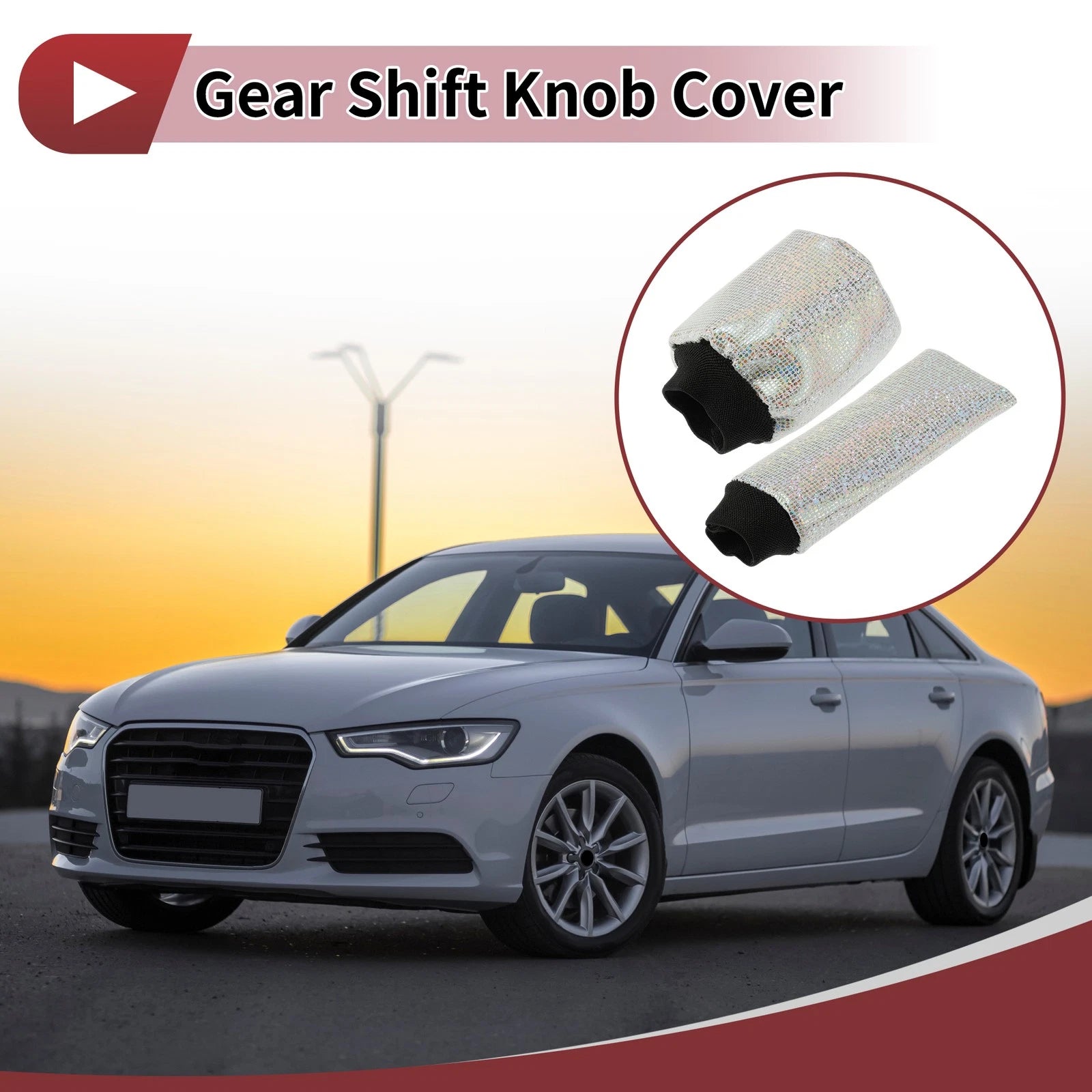 Rhinestone Gear Knob Protector for Universal Cars
