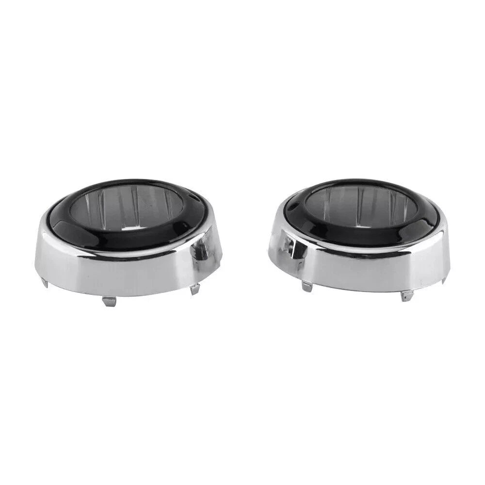 Pair For 2010-2012 Mitsubishi Outlander Left & Right Fog Light Cover Frame Bezel