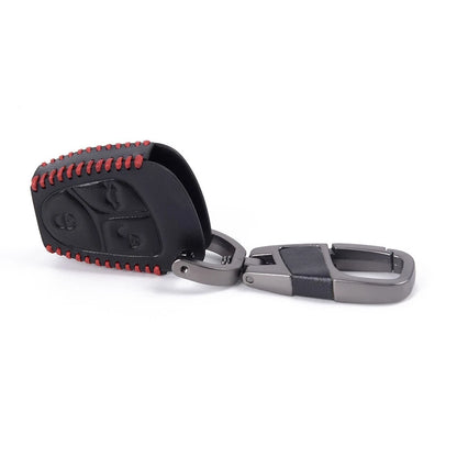 3X Leather Key Cover Case Protector for Benz AMG B C E S ML SLK CLK