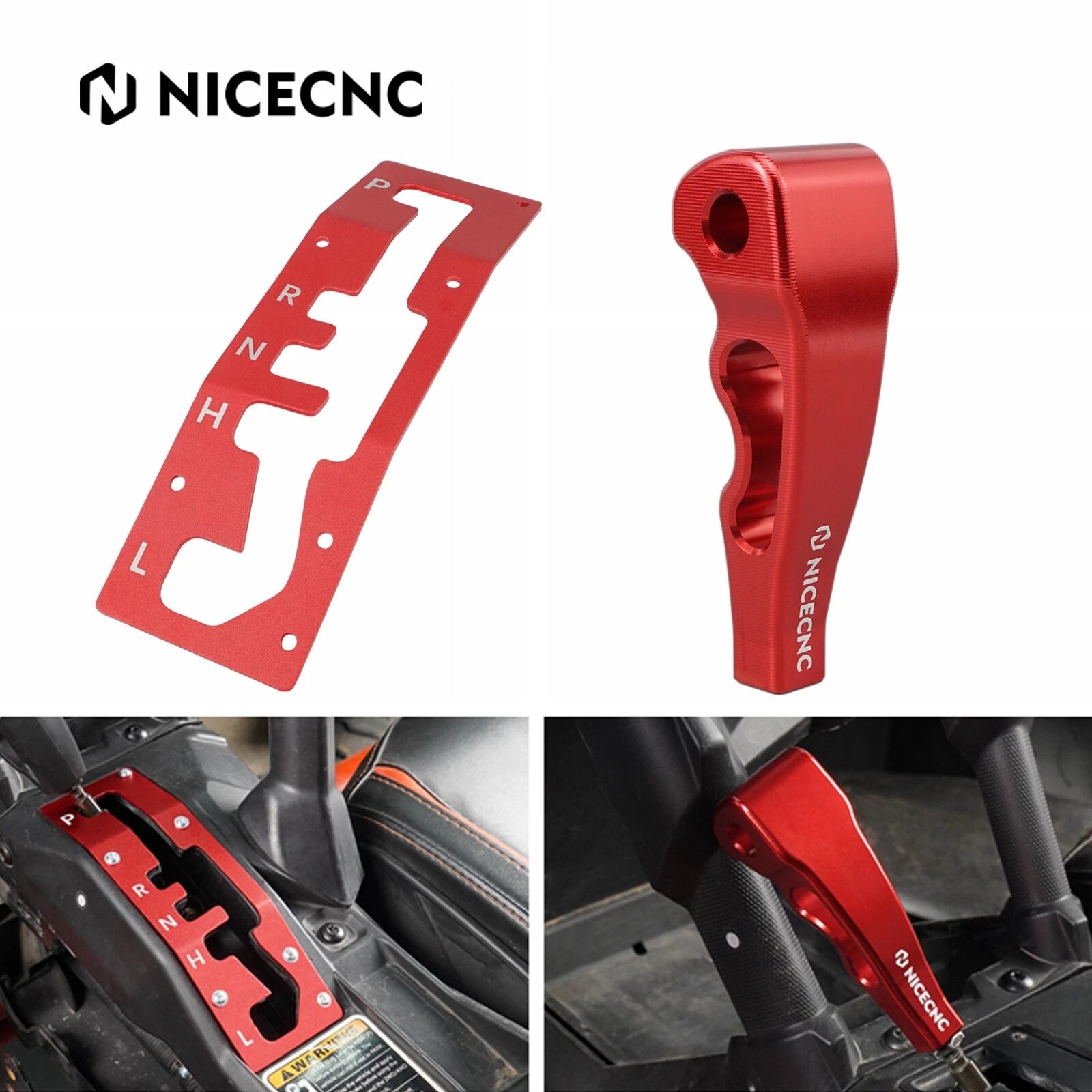 Gear Shifter Knob & Shift Gate Panel for Can-Am Maverick X3 (2017–2023)