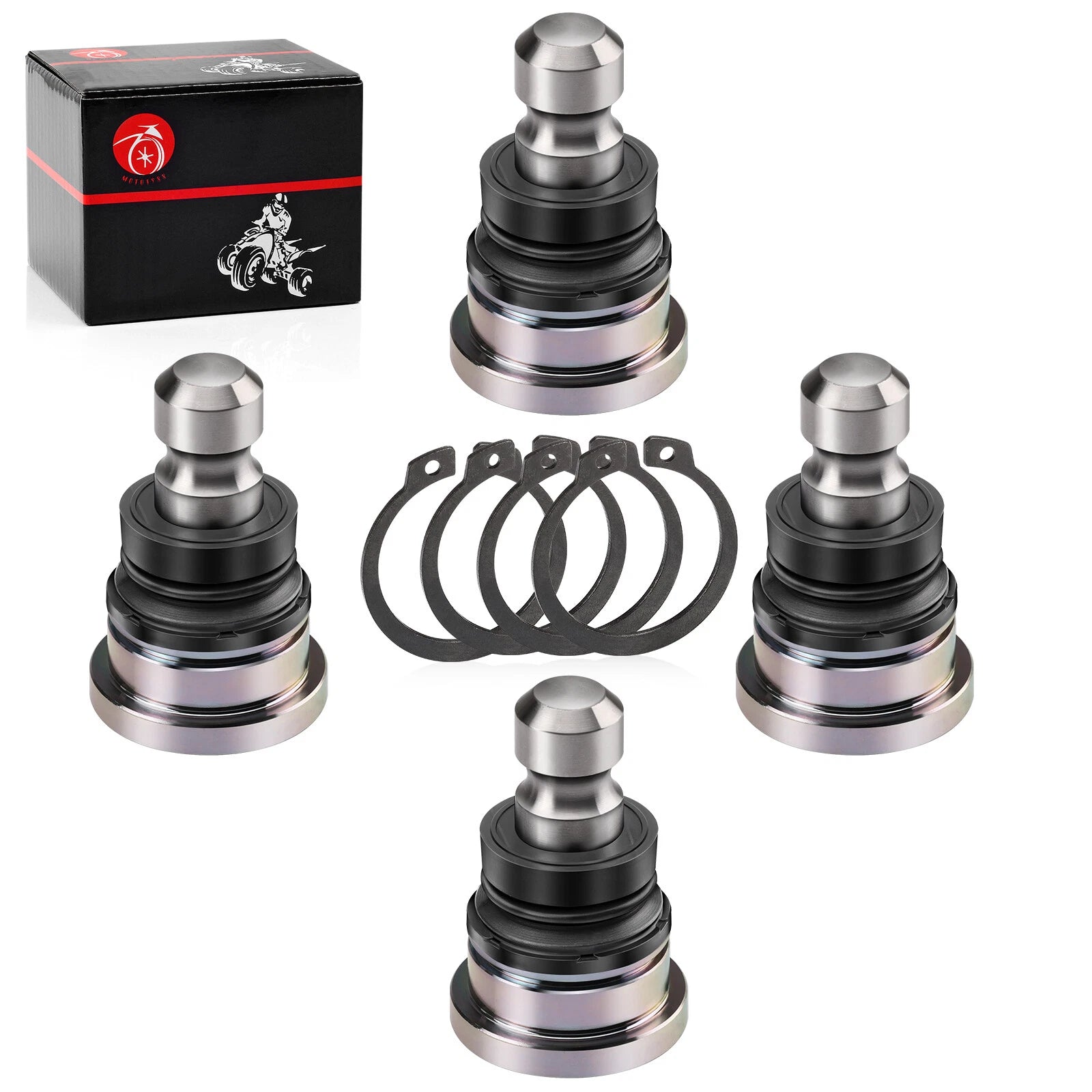 4X Upper Lower Front Ball Joint for Polaris RZR XP 1000 / XP 4 1000 (2014–2022)