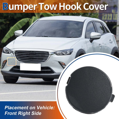 Tow Hook Cover for Mazda (2016–2021) No.D10J50A11A Polymetal Gray Metallic