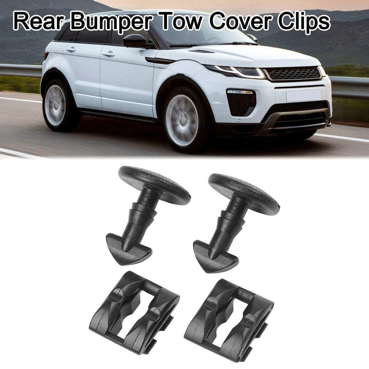 Tow Cover Clips for Rover Discovery 3/4 (2005–2016)