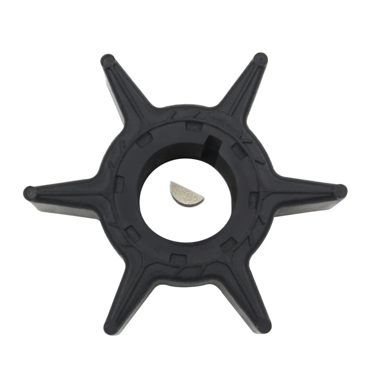 Water Pump Impeller & Key for Yamaha 25 30 40 HP 4-Stroke (1996–2023)