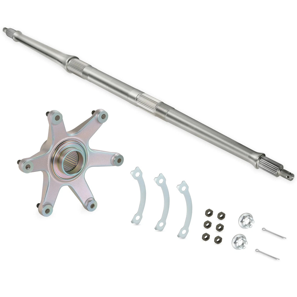 Rear Axle Shaft Kit w/ Sprocket Hub Nuts for Yamaha Tri Z 250 (1985–1986)