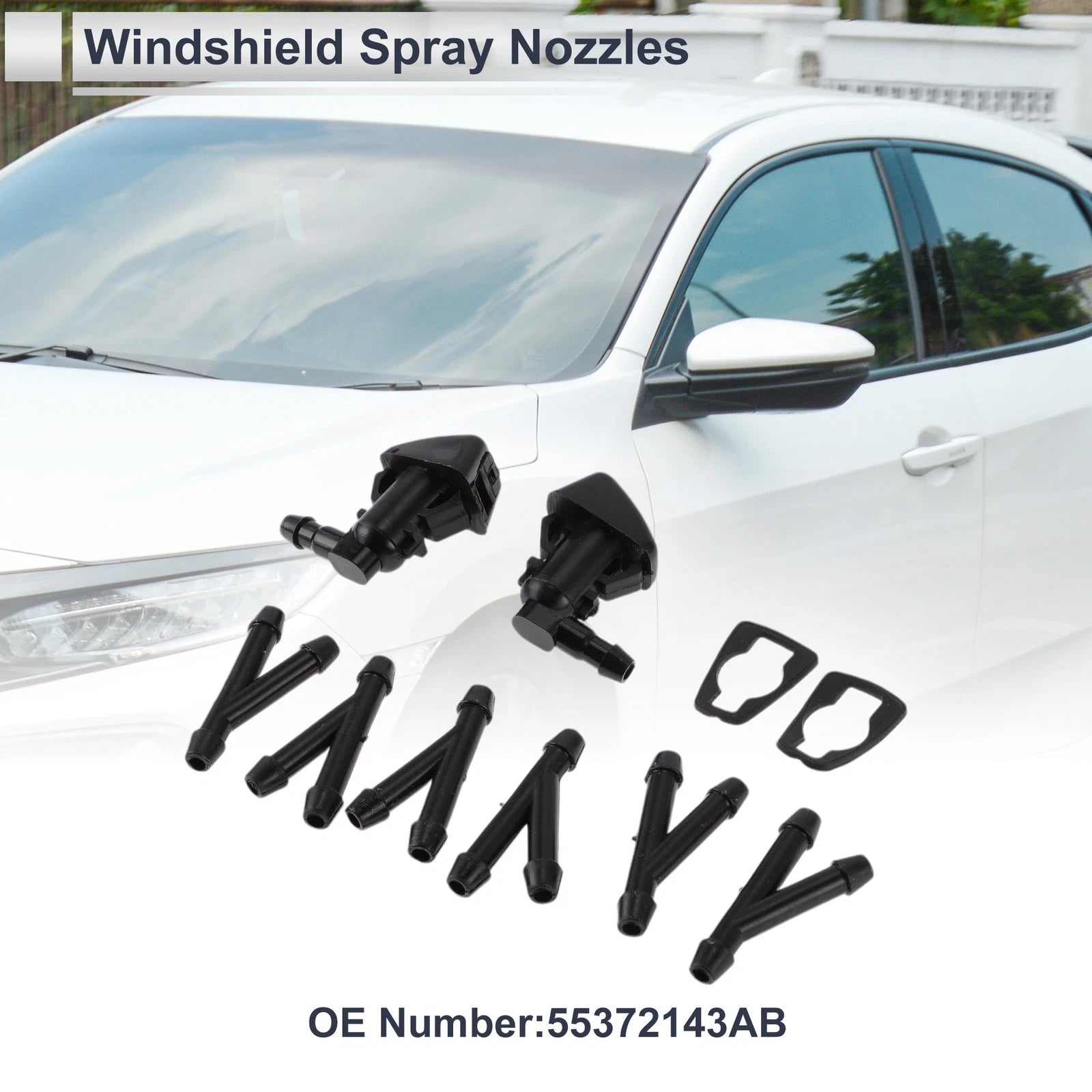 Windshield Washer Nozzle Replacement Set for Jeep Grand Cherokee (2014–2022)
