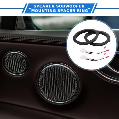 Set of 2 Speaker Spacer Rings for Ford Escape (6.5")
