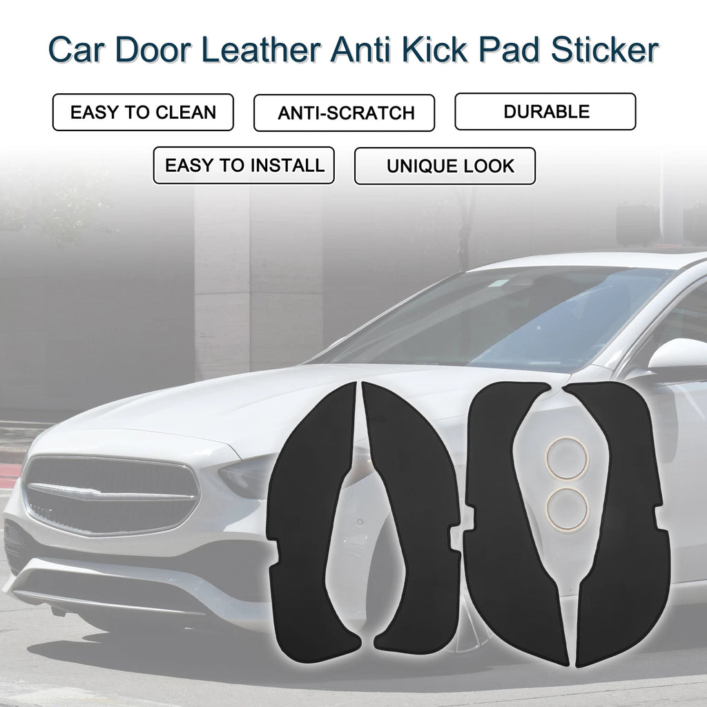 Car Door Leather Anti Kick Pad Sticker for Mercedes-Benz E Class (2016–2016)