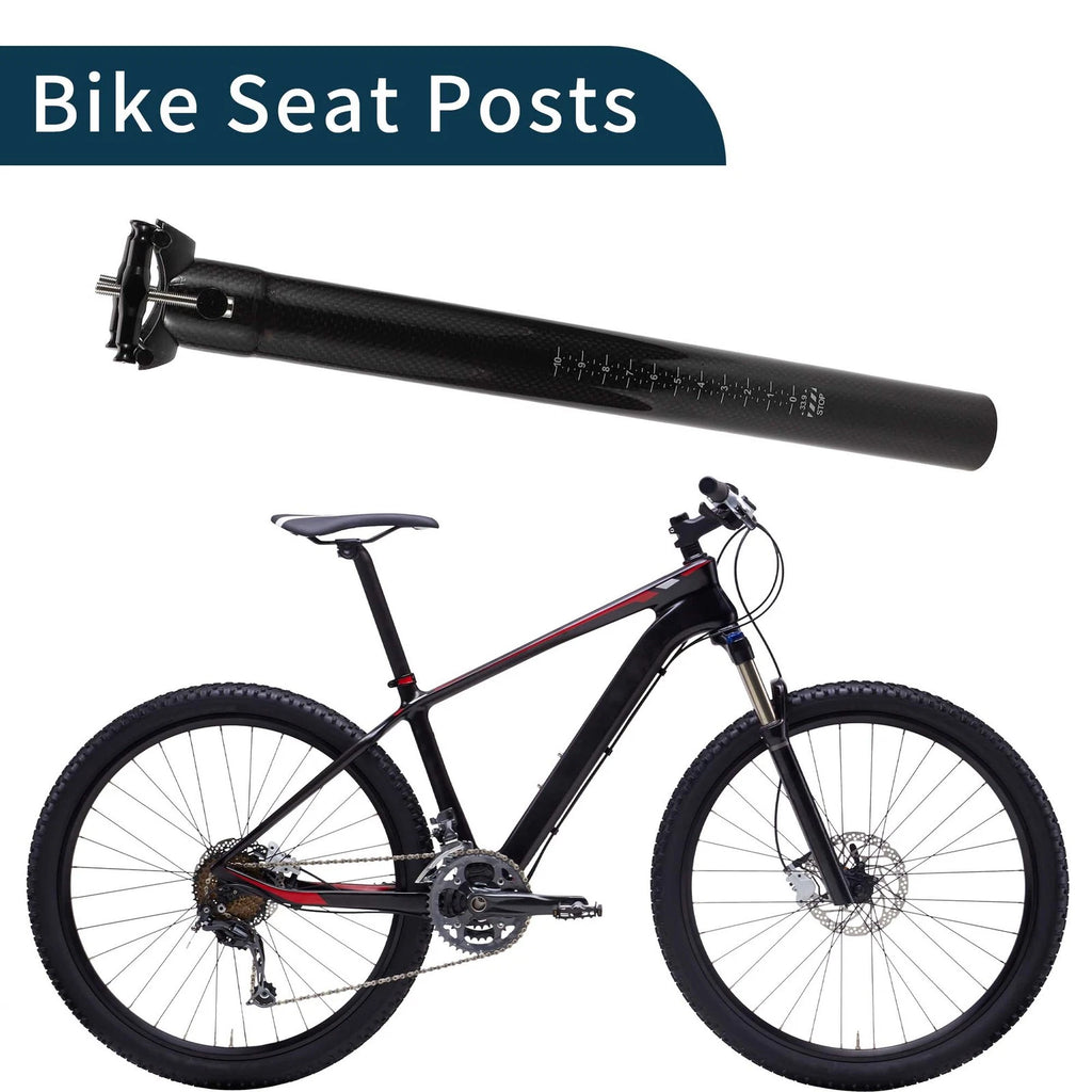 Bike Seatpost 33.9x300mm Replacement for Carbon Fiber Saddle Post (All)
