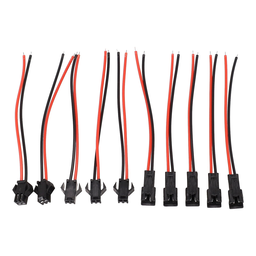 10X SM 2P Connector Cables for Wire Adapter