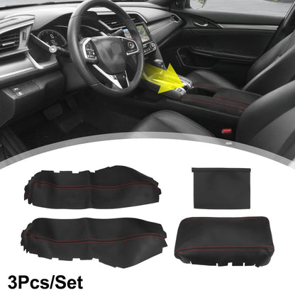 3Pcs Armrest Cover Set Replacement for Honda Civic 10th Gen (2016–2020)