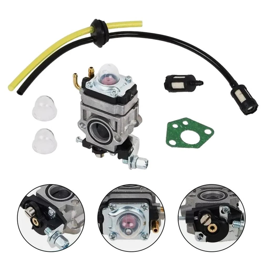 Complete Carburetor Set for 43cc 49cc 52cc Brush Cutters Chainsaws
