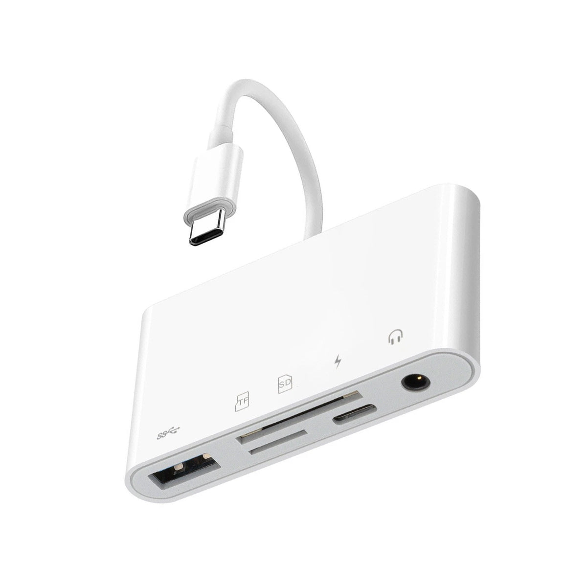 5 in 1 USB-C Memory Card Reader for Type C Phones (USB-C Adapter)