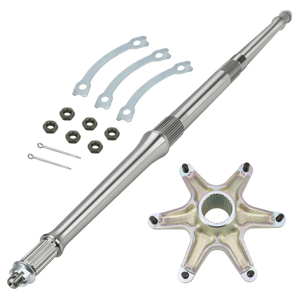 Rear Axle Shaft & Sprocket Hub Nuts Kit for Yamaha Tri Z 250 (1985–1986)