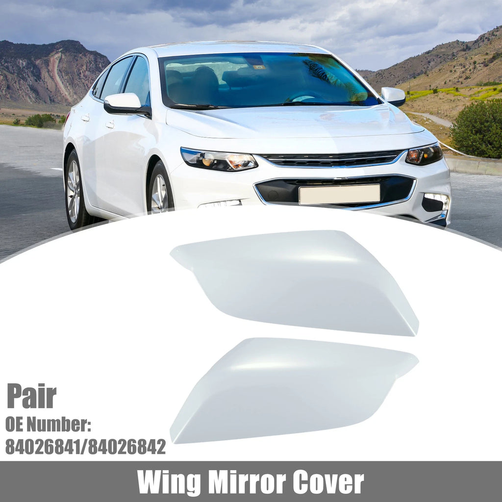 Side Mirror Cover Pair Replacement for Chevy Silverado 1500 (2014–2018)