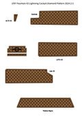 EVA Foam Faux Teak Floor Mat for Fountain 42 Lightning (1997)