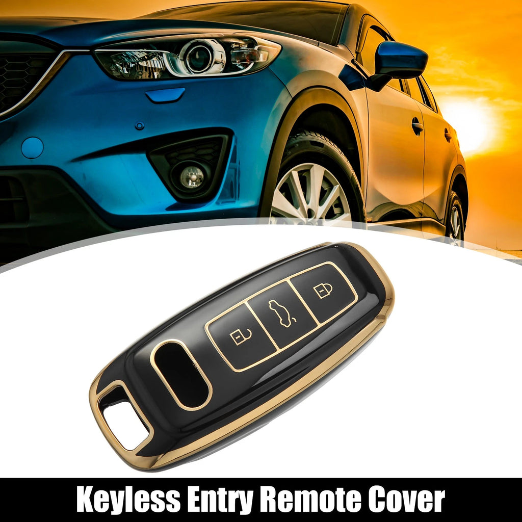 3 Button Key Fob Cover Replacement for Audi A6 (2012–2018)