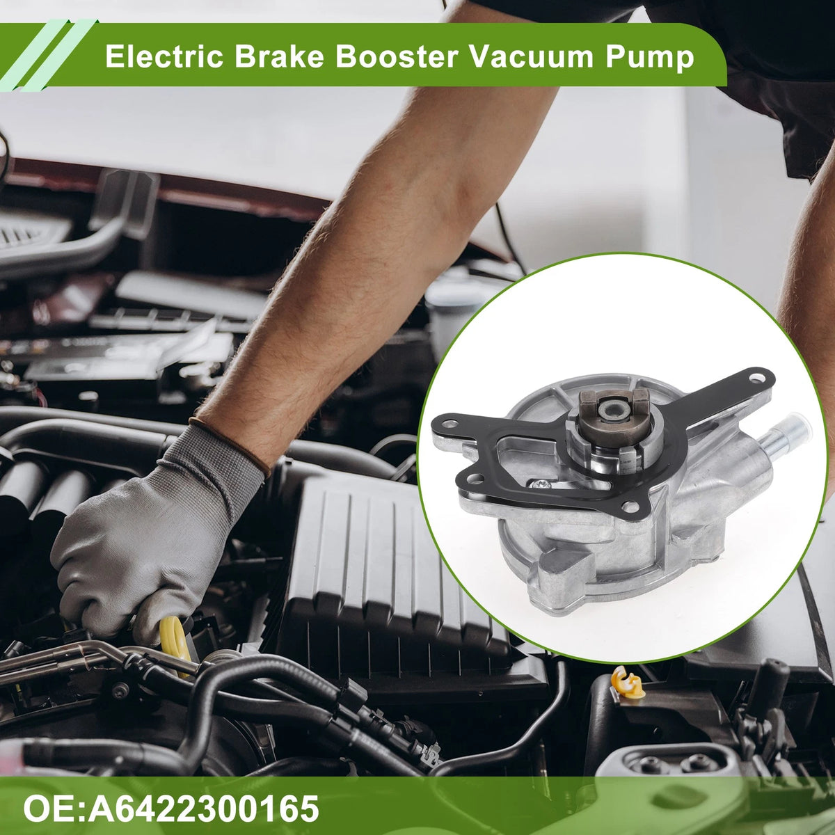 Brake Vacuum Pump OEM Replacement for Mercedes-Benz R320 (2007–2009)