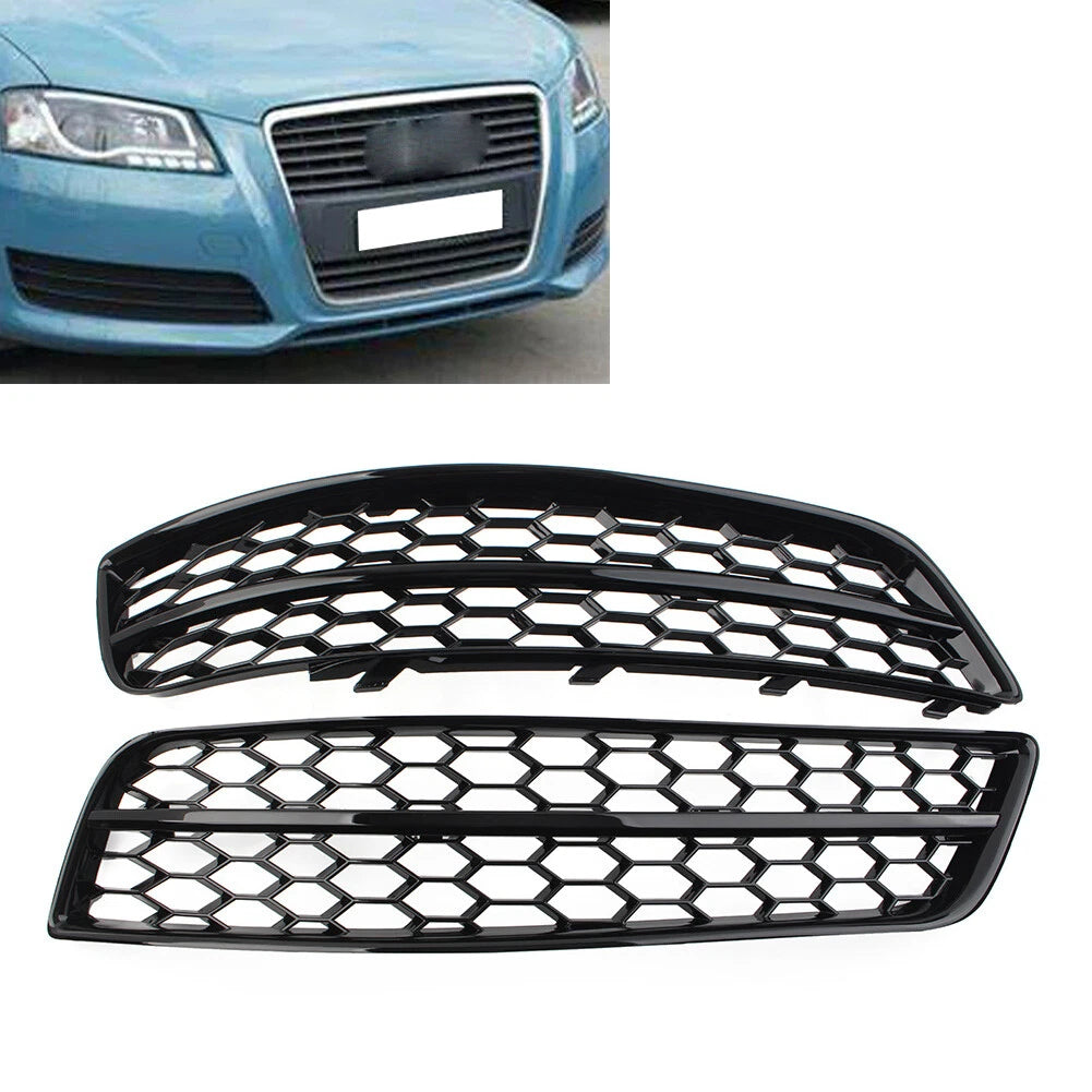 Honeycomb Fog Light Grille Cover for Audi A3 8P (2009–2013)