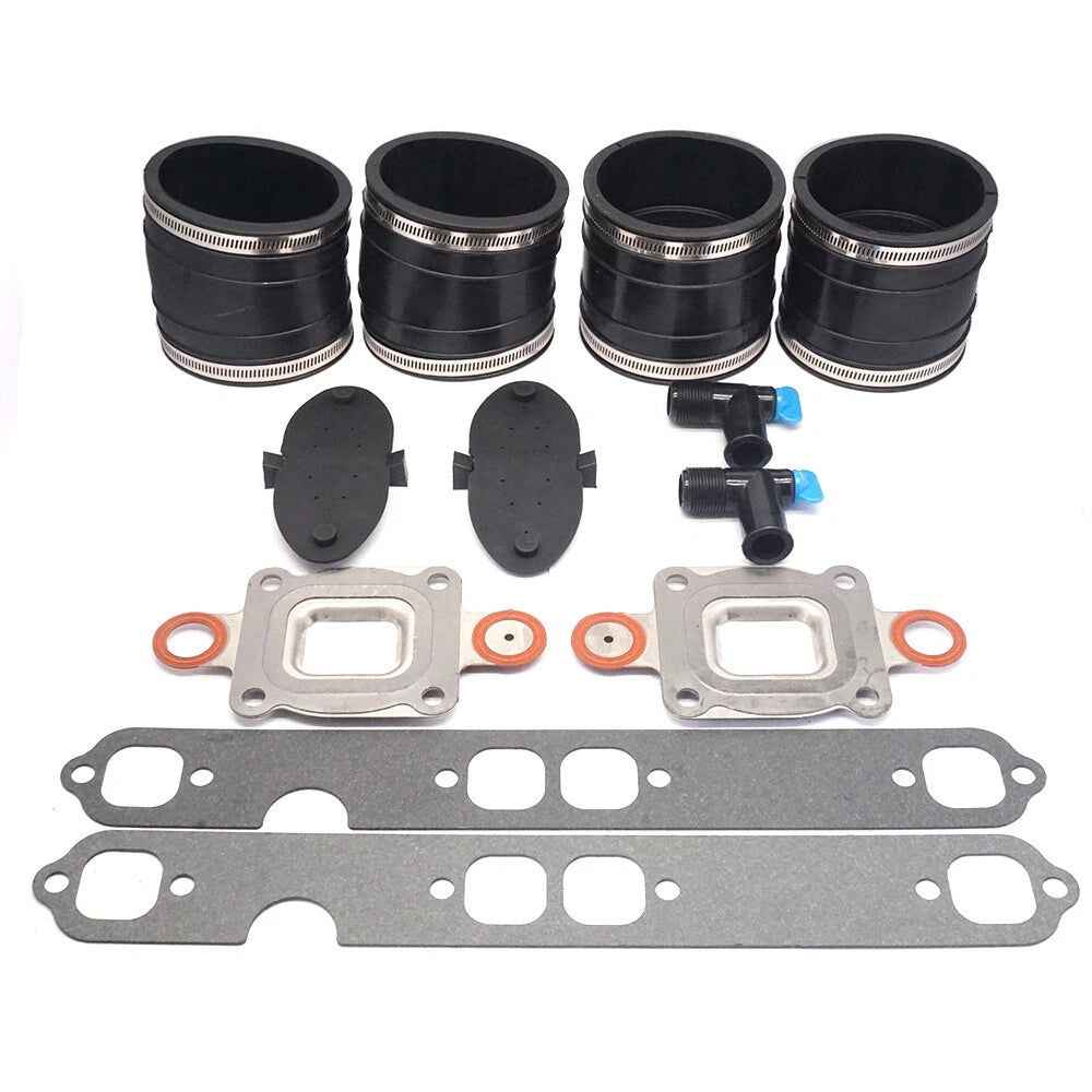 Exhaust Manifold Kit 32-14358T for Mercruiser GM V8 (2005–2010)