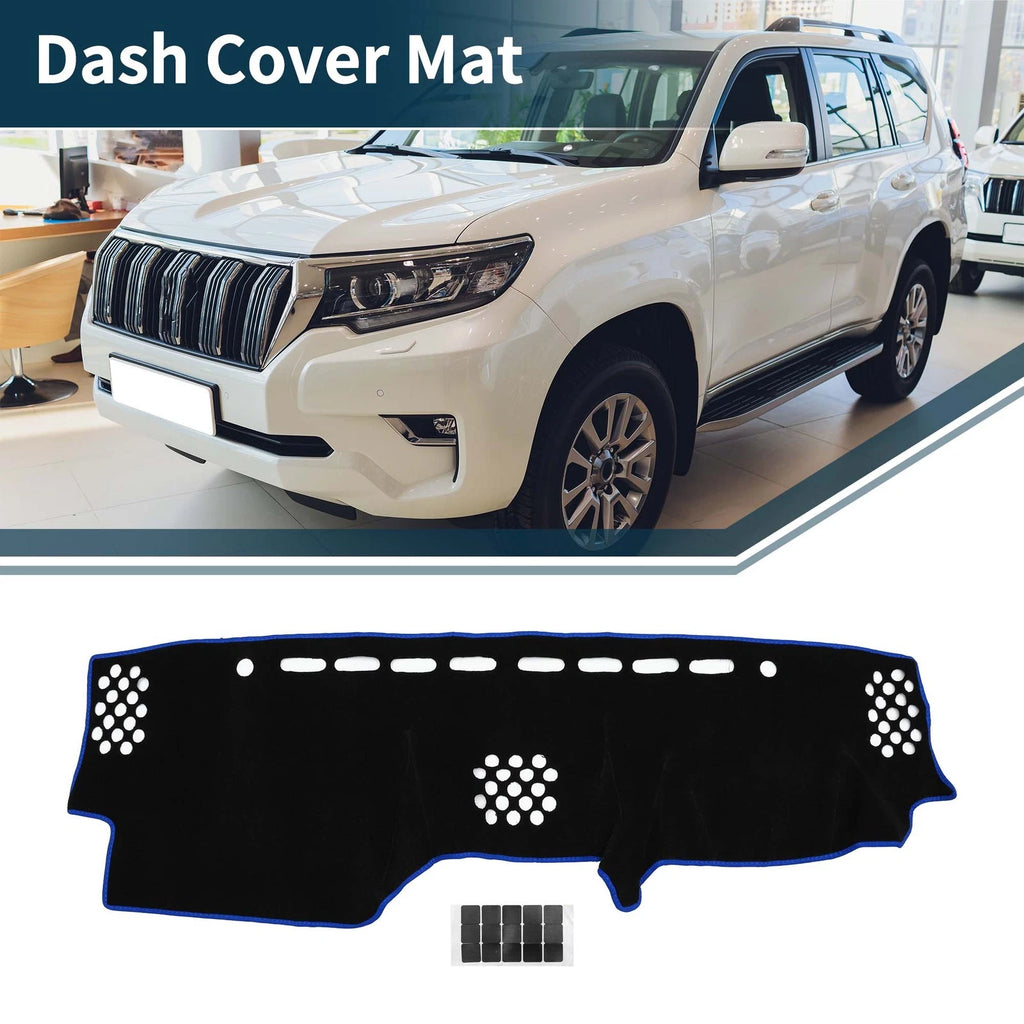 Dashboard Dash Cover Mat with Sticker for Toyota Prado (2017–2024)
