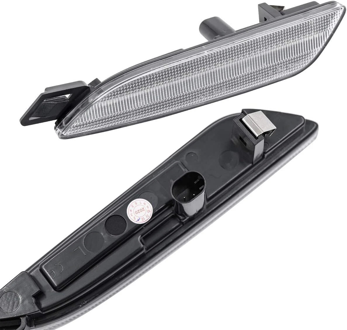 2X Clear LED Amber Front Side Marker Light for Porsche Panamera 970.2 (2014–2016)